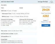 Core Ultra X7 358H trails 265H in PassMark.webp