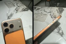 iPhone 17 Pro Max paint wipes off with a wet wipe.webp