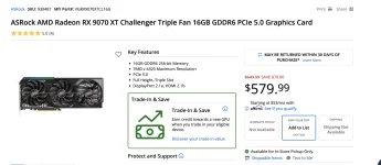 AMD RX 9070 XT hits $580 at MicroCenter.webp