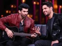 Sidharth Malhotra greets Aditya Roy Kapur.webp