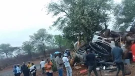 Munenzva bus overturns near Rutenga with fatalities feared.webp