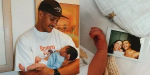 Edwill van der Merwe celebrates fatherhood joy.webp