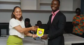 AshFoam honors GJA awardees with gifts.webp