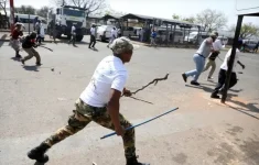 Police charge Operation Dudula after G20 protest clash.webp