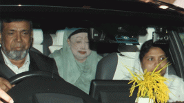 Khaleda Zia admitted to hospital for routine check-up.gif