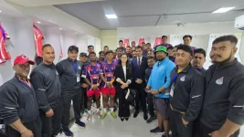 Nepalese ambassador highlights sports ties at rugby series opener.webp