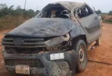Anti-galamsey officers recover, one hero lost in a crash.webp