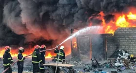 Firefighters save Weija factory, avert massive disaster.webp