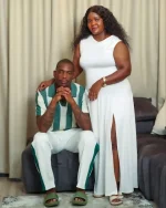 Zimbabwe goalkeeper Elvis Chipezeze and his wife.webp