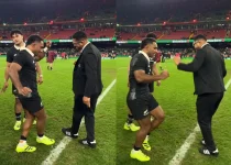 Ardie Savea and Sevu Reece light up the All Blacks' victory with a dance.webp