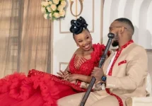 Candice Modiselle celebrates traditional wedding with heartfelt post.webp