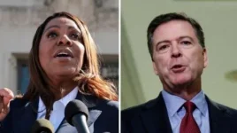 Judge dismisses charges against Comey and Letitia James.webp