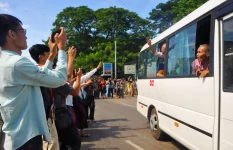 Prison doors swing open, amnesty floods Yangon streets.webp