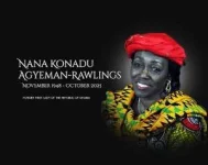 Ghana mourns its first heroine, Rawlings' legacy remembered.webp