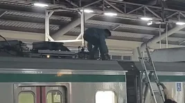 Dhaka metro halts after rooftop drama, wild ride triggers search.webp
