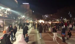 Blagoevgrad students rally as budget backlash fills the square.webp