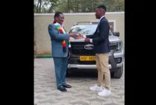 Mnangagwa gifts Scottland FC’s Musona a Ford Wildtrak for PSL triumph.webp