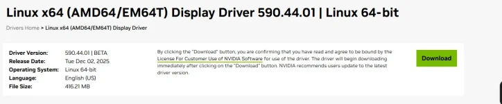 NVIDIA drops GTX 900 and 10 series from Linux driver updates.webp