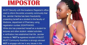 Fake pharmacy student exposed at MUST, campus on alert.webp