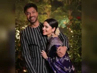 Ankita and Vicky toast to love, traffic-free.webp