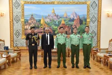 Myanmar, India military chiefs discuss border security, ties.webp