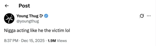 Thug calls out Gunna’s victim act.webp