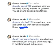 Dyonne Tanaka throws shade at Sarah Sinclair 2.webp