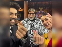 Kartik and Ananya twist Big B's tongue on KBC.webp