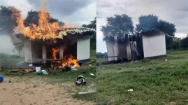 Lightning strikes the school chalet, teacher dodges disaster.webp
