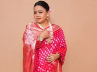 Bharti Singh takes first steps post-birth, calls it moonwalk energy.webp