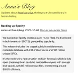 Pirates dump 300TB of Spotify rips, metadata and all.webp