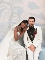 Venus Williams ties the knot with Andrea Preti in double-wedding celebration.webp