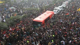 Tarique Rahman touches down in Dhaka, Bangladesh, after a 17-year exile.webp