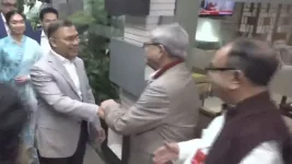 Tarique Rahman lands after 17 years, party rolls out red-zone hugs.webp