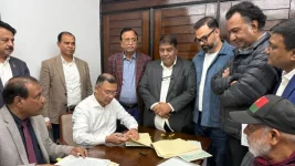 Tarique Rahman files nomination for Dhaka and Bogura seats.webp