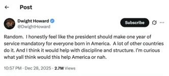 Dwight Howard’s mandatory service pitch gets roasted online.webp
