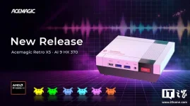Retro X5 mini PC looks like an NES but runs AI like a spy laptop.webp