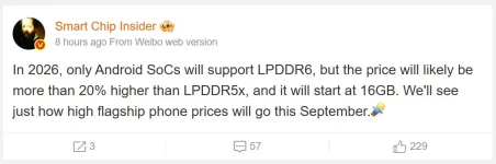 LPDDR6 RAM costs 20% more, so your 2026 Android flagship will hurt your wallet.webp
