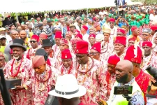 Ijaw leaders ditch Fubara, pledge loyalty to Wike with dramatic flair.webp