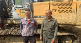 Chinese nationals nabbed dredging Birim River dry.webp