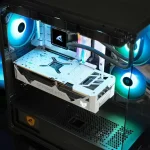 Sharkoon SK6 ARGB targets clean builds with back-connect support.webp