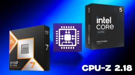 CPU-Z 2.18 adds Ryzen 9850X3D and Intel Arrow Lake Refresh support.webp