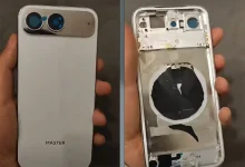 Xiaomi 17 Air leak shows 5.5mm thinness, dual cams.webp