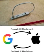 Apple borrows Gemini brains, and Musk fumes quietly.webp