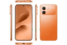 Infinix Note Edge eyes loud orange look for debut.webp