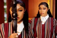 Angela Okorie sparks debate as she calls out mouth kisses for kids.webp