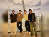 Ibrahim Ali Khan flexes Dubai trip with squad and skyline.webp