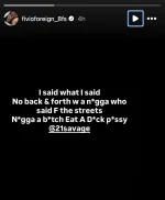 Fivio Foreign and 21 Savage fight over street cred online.webp