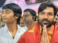 Dhanush visits Tirupati with sons as Kara period thriller gains momentum.webp