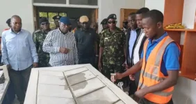 Enock Chihana reviews Rumphi development projects.webp